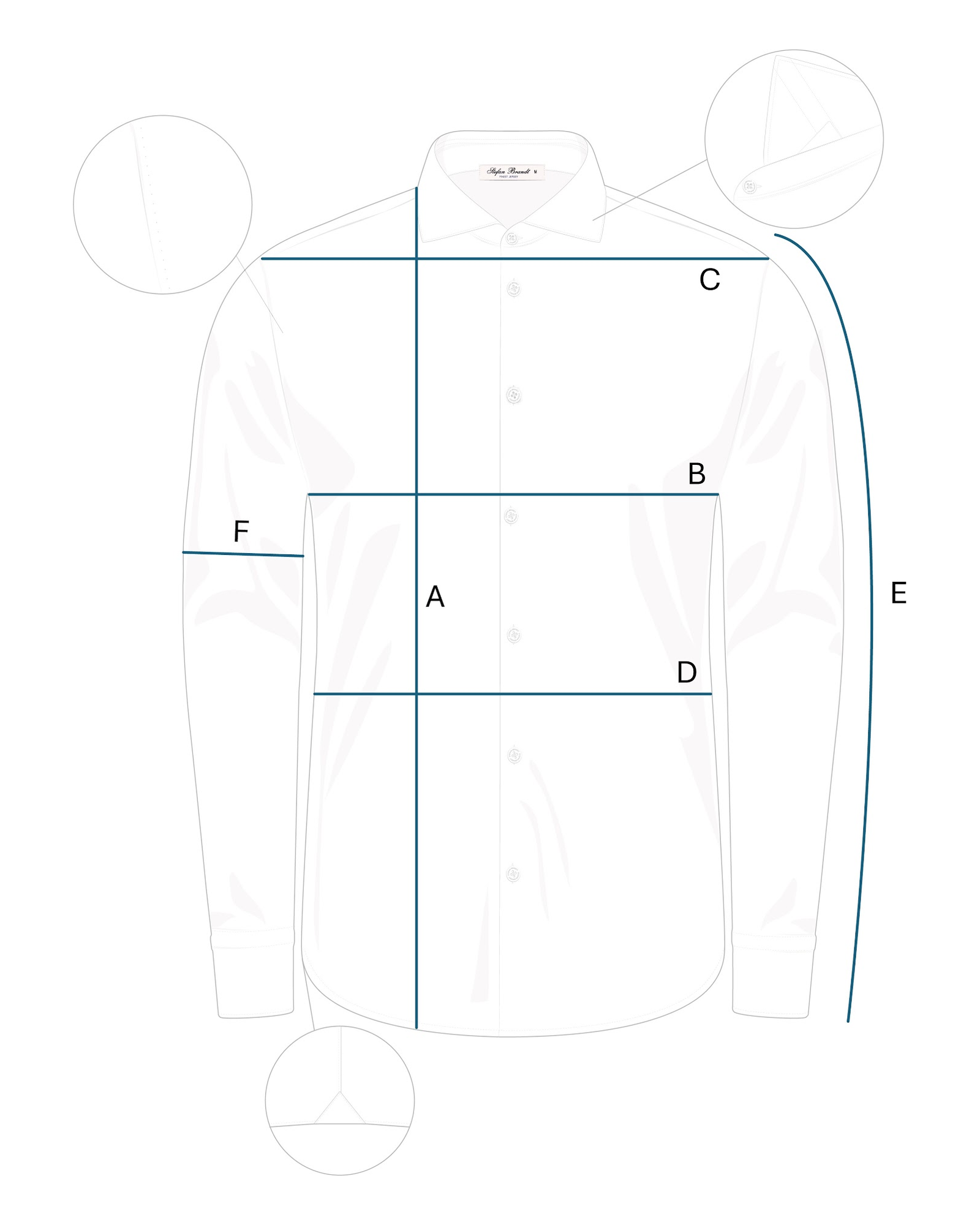 Measurement Points on the Garment – OSTIN S CS LA PQ ULTRA 60